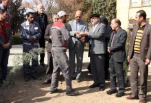 گزارش تصویری از آئیین درختکاری و تقدیر ازهمکاران فضای سبز دانشگاه